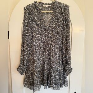 Veronica Beard Blue and Orange Paisley Dress